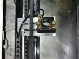 CNC machine service in the workshop